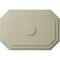 Ekena Millwork Felix Ceiling Medallion, Hand-Painted Clear Yellow, 25 1/4"W x 17 1/4"H x 1 3/4"P CM25FECYF - alternate 1
